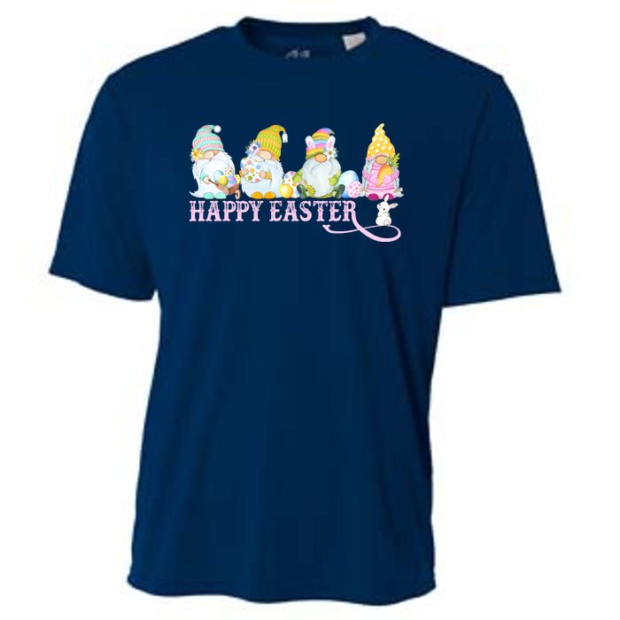 Easter Bunny Spring Gnome Easter Egg Hunting And Basket Cooling Performance Crew T-Shirt