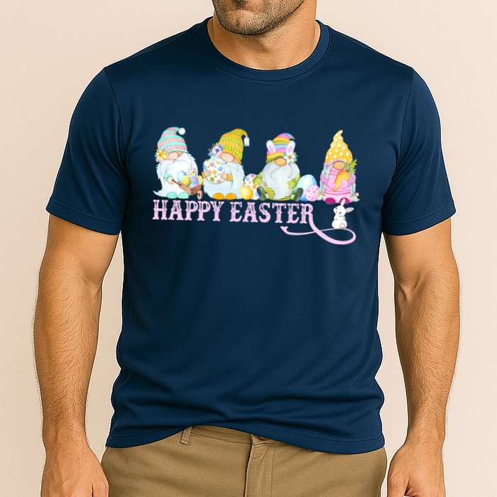 Easter Bunny Spring Gnome Easter Egg Hunting And Basket Cooling Performance Crew T-Shirt