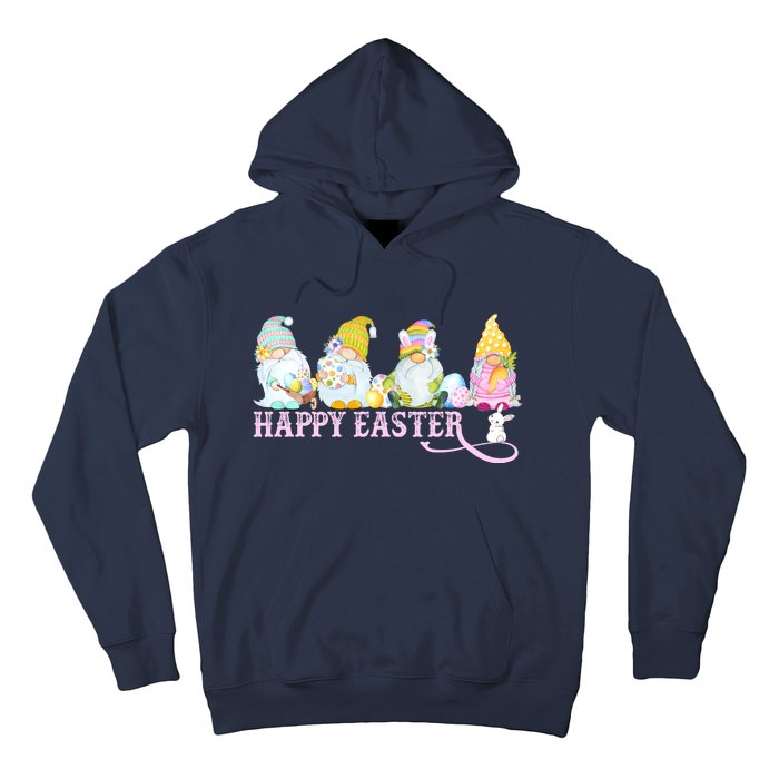 Easter Bunny Spring Gnome Easter Egg Hunting And Basket Hoodie