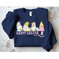 Easter Bunny Spring Gnome Easter Egg Hunting And Basket Sweatshirt