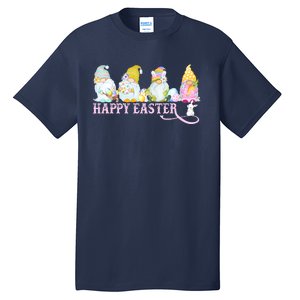 Easter Bunny Spring Gnome Easter Egg Hunting And Basket Tall T-Shirt