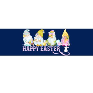 Easter Bunny Spring Gnome Easter Egg Hunting And Basket Bumper Sticker