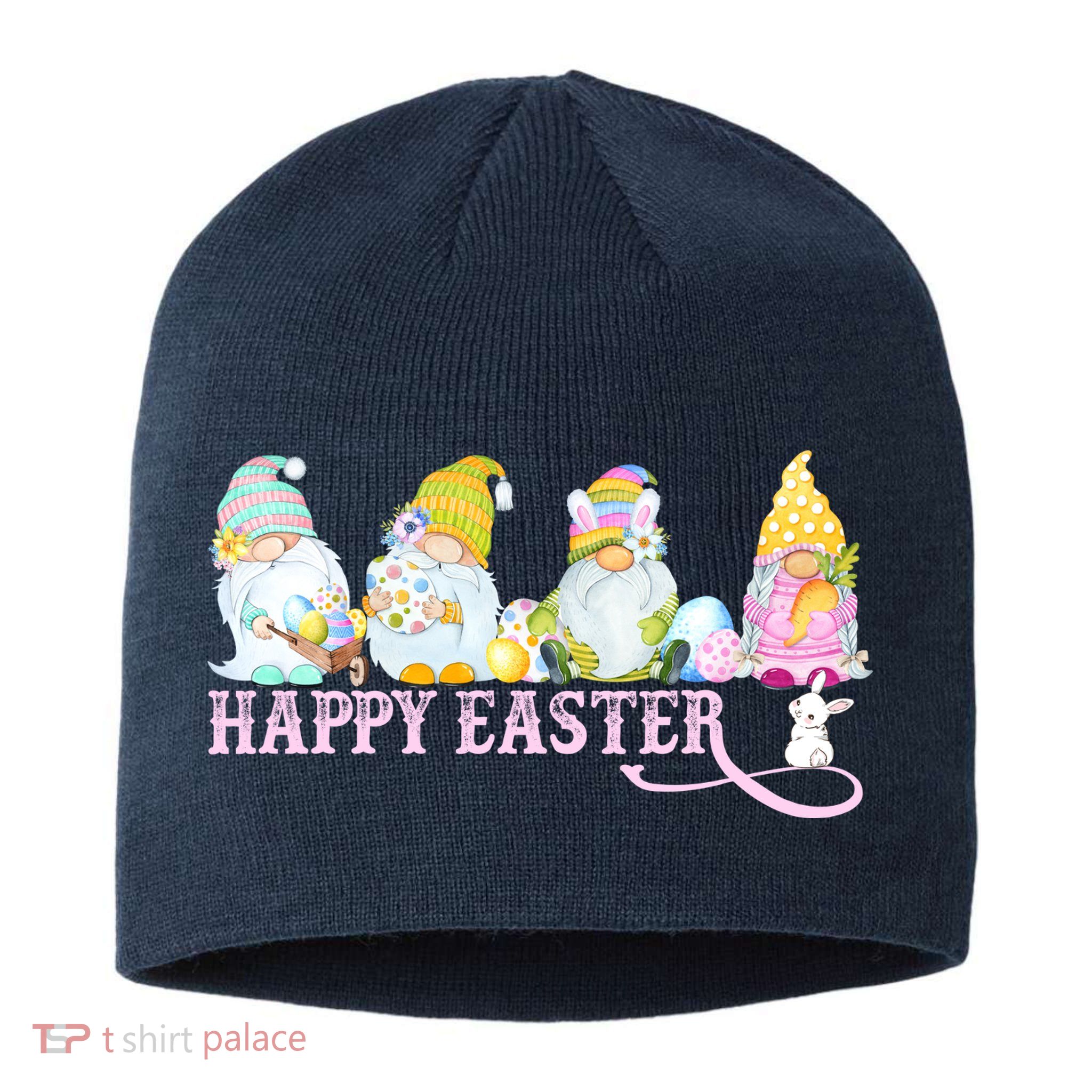 Easter Bunny Spring Gnome Easter Egg Hunting And Basket Sustainable Beanie
