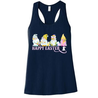 Easter Bunny Spring Gnome Easter Egg Hunting And Basket Womens Tank Top