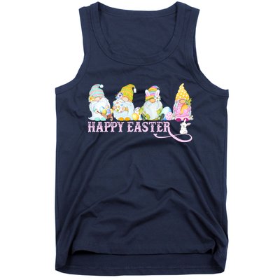 Easter Bunny Spring Gnome Easter Egg Hunting And Basket Tank Top