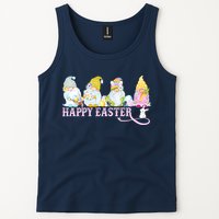 Easter Bunny Spring Gnome Easter Egg Hunting And Basket Tank Top