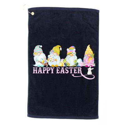 Easter Bunny Spring Gnome Easter Egg Hunting And Basket Golf Towel