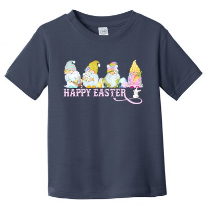 Easter Bunny Spring Gnome Easter Egg Hunting And Basket Toddler T-Shirt