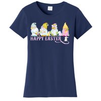 Easter Bunny Spring Gnome Easter Egg Hunting And Basket Women's T-Shirt