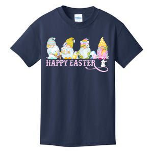 Easter Bunny Spring Gnome Easter Egg Hunting And Basket Kids T-Shirt