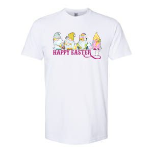 Easter Bunny Spring Gnome Easter Egg Hunting And Basket Softstyle CVC T-Shirt