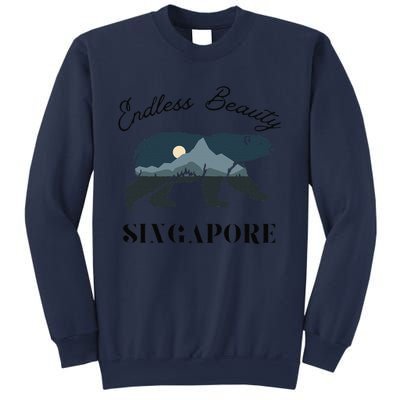 Endless Beauty Singapore Vacation Outfit Bear Singapore Sweatshirt