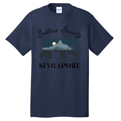 Endless Beauty Singapore Vacation Outfit Bear Singapore Tall T-Shirt