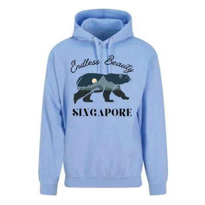 Endless Beauty Singapore Vacation Outfit Bear Singapore Unisex Surf Hoodie