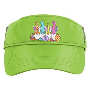 Easter Bunny Spring Gnome Easter Egg Hunting And Basket Adult Drive Performance Visor