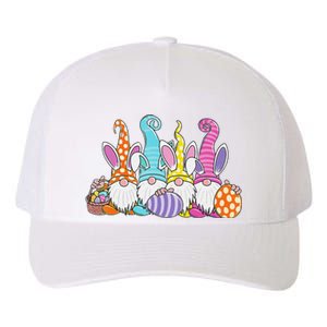 Easter Bunny Spring Gnome Easter Egg Hunting And Basket Yupoong Adult 5-Panel Trucker Hat