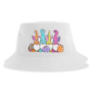 Easter Bunny Spring Gnome Easter Egg Hunting And Basket Sustainable Bucket Hat