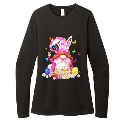 Easter Bunny Spring Gnome Easter Egg Hunting And Basket Gift Womens CVC Long Sleeve Shirt