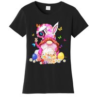 Easter Bunny Spring Gnome Easter Egg Hunting And Basket Gift Women's T-Shirt