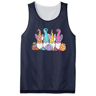 Easter Bunny Spring Gnome Easter Egg Hunting And Basket Gift Mesh Reversible Basketball Jersey Tank