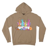 Easter Bunny Spring Gnome Easter Egg Hunting And Basket Gift Hoodie