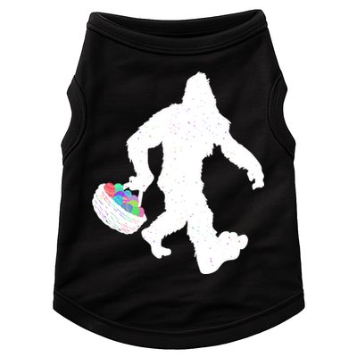 Easter Bigfoot Sasquatch Funny Easter Eggs Basket Doggie Tank