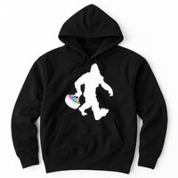 Easter Bigfoot Sasquatch Funny Easter Eggs Basket Hoodie