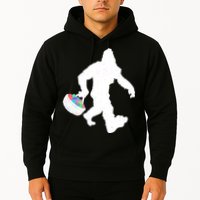 Easter Bigfoot Sasquatch Funny Easter Eggs Basket Hoodie