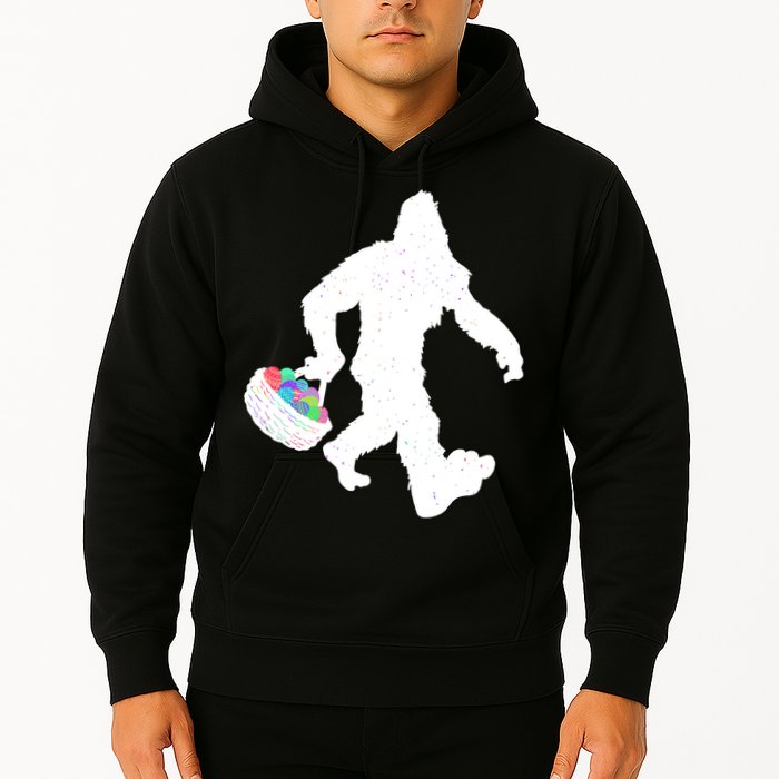 Easter Bigfoot Sasquatch Funny Easter Eggs Basket Hoodie