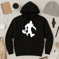 Easter Bigfoot Sasquatch Funny Easter Eggs Basket Hoodie