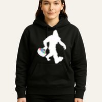 Easter Bigfoot Sasquatch Funny Easter Eggs Basket Hoodie
