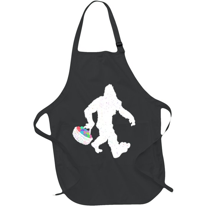 Easter Bigfoot Sasquatch Funny Easter Eggs Basket Apron