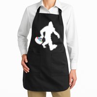Easter Bigfoot Sasquatch Funny Easter Eggs Basket Apron