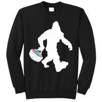 Easter Bigfoot Sasquatch Funny Easter Eggs Basket Sweatshirt