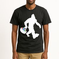 Easter Bigfoot Sasquatch Funny Easter Eggs Basket Tall T-Shirt