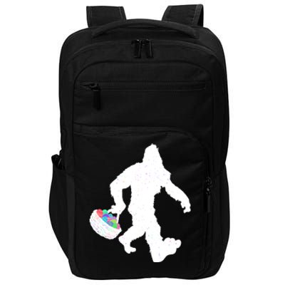 Easter Bigfoot Sasquatch Funny Easter Eggs Basket Impact Tech Backpack