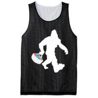 Easter Bigfoot Sasquatch Funny Easter Eggs Basket Mesh Reversible Basketball Jersey Tank