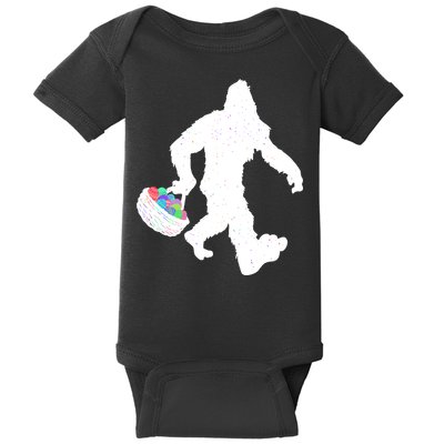 Easter Bigfoot Sasquatch Funny Easter Eggs Basket Baby Bodysuit