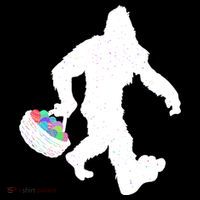 Easter Bigfoot Sasquatch Funny Easter Eggs Basket Toddler Sweatshirt