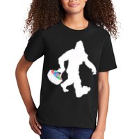Easter Bigfoot Sasquatch Funny Easter Eggs Basket Kids T-Shirt