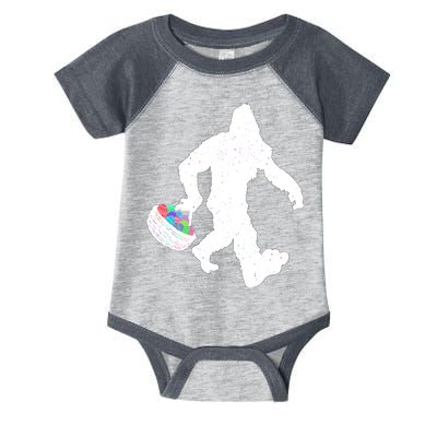 Easter Bigfoot Sasquatch Funny Easter Eggs Basket Infant Baby Jersey Bodysuit