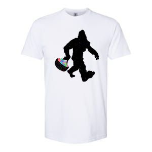 Easter Bigfoot Sasquatch Funny Easter Eggs Basket Softstyle CVC T-Shirt