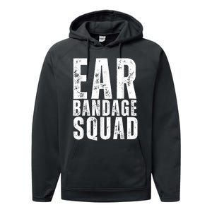 Ear Bandage Squad Patriotic Usa American Performance Fleece Hoodie