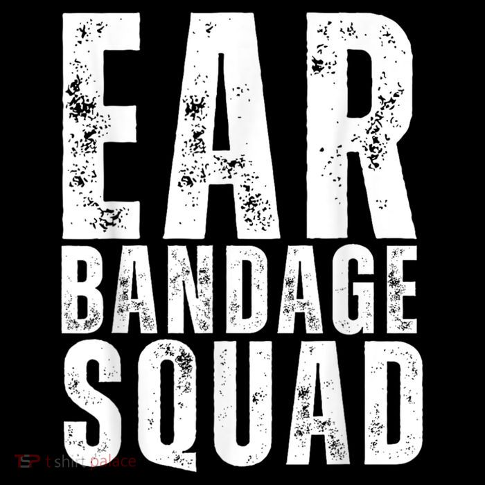Ear Bandage Squad Patriotic Usa American Flexfit Unipanel Trucker Cap