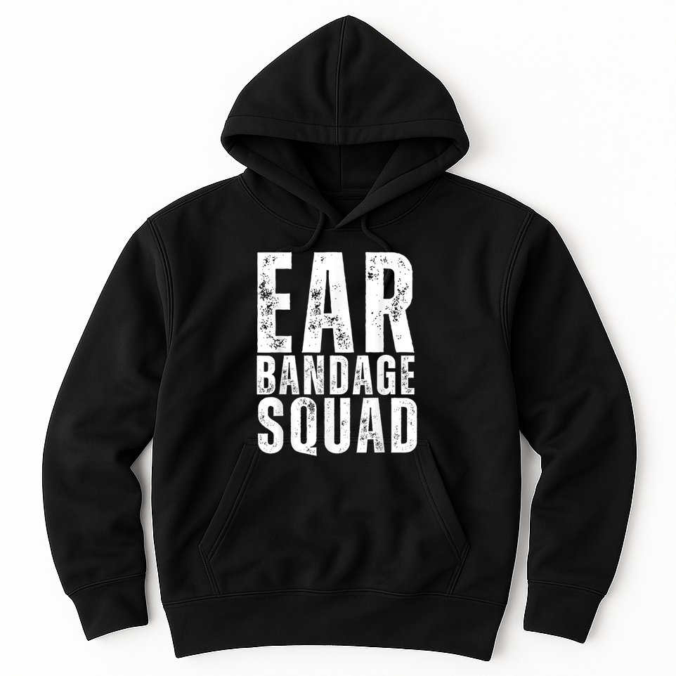 Ear Bandage Squad Patriotic Usa American Hoodie