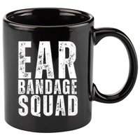 Ear Bandage Squad Patriotic Usa American 11oz C Handle Ceramic Mug
