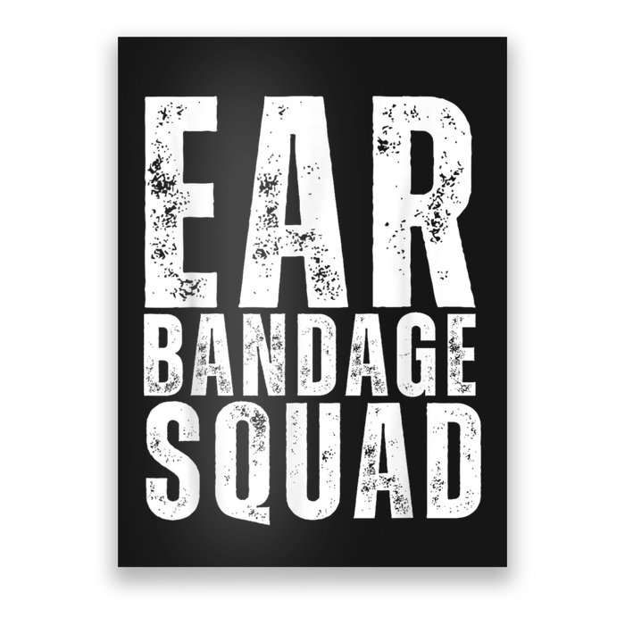 Ear Bandage Squad Patriotic Usa American Poster