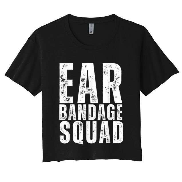 Ear Bandage Squad Patriotic Usa American Crop Top