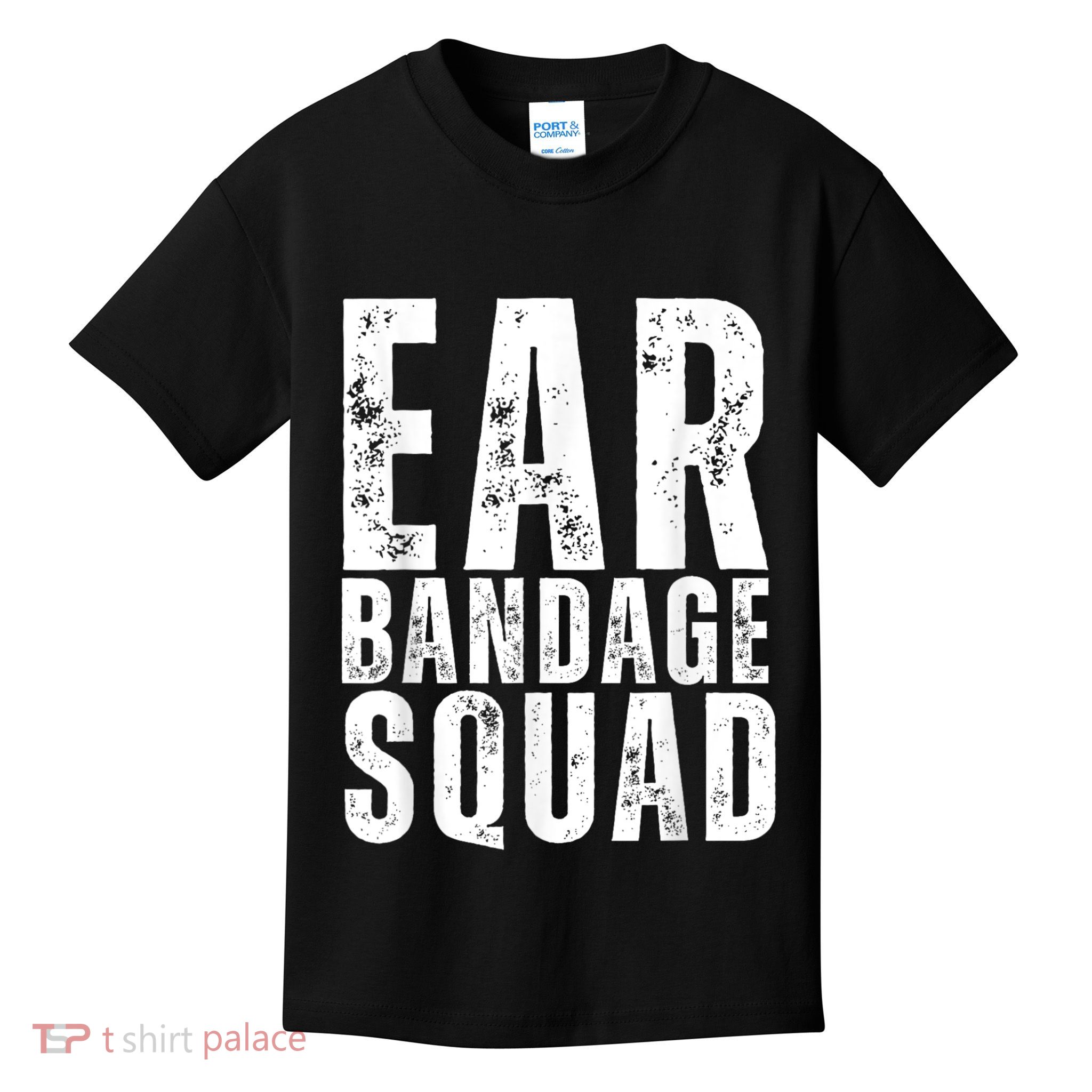 Ear Bandage Squad Patriotic Usa American Kids T-Shirt