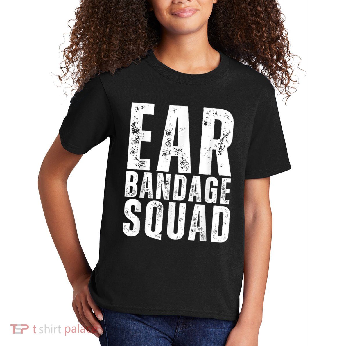 Ear Bandage Squad Patriotic Usa American Kids T-Shirt